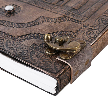 OVERDOSE Taj Mahal Vintage Leather Journal 10/13