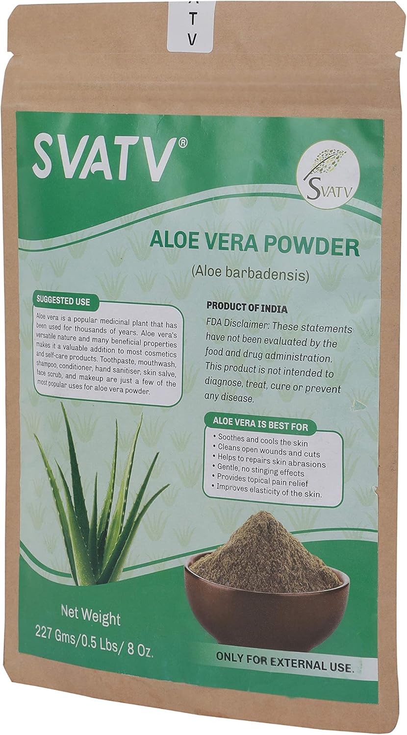 Svatv Aloevera Powder For Skin Care 227gm (8_oZ)