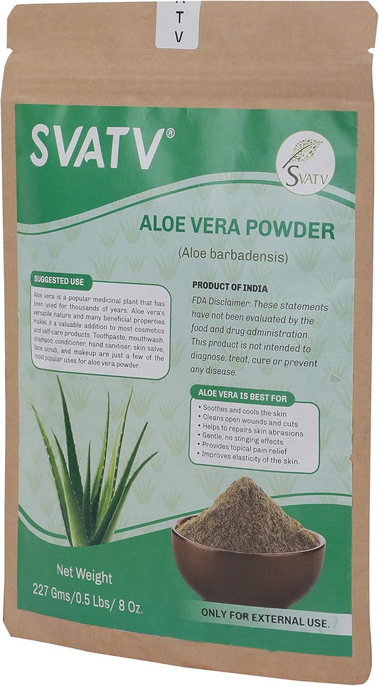 Svatv Aloevera Powder For Skin Care 227gm (8_oZ)