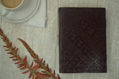 OVERDOSE Tree Journal Diary Notebook - Handcrafted Leather Journal 5/7