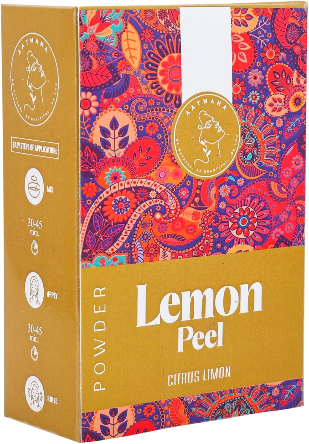 AATMANA Lemon Peel Powder | For Skin 100gm