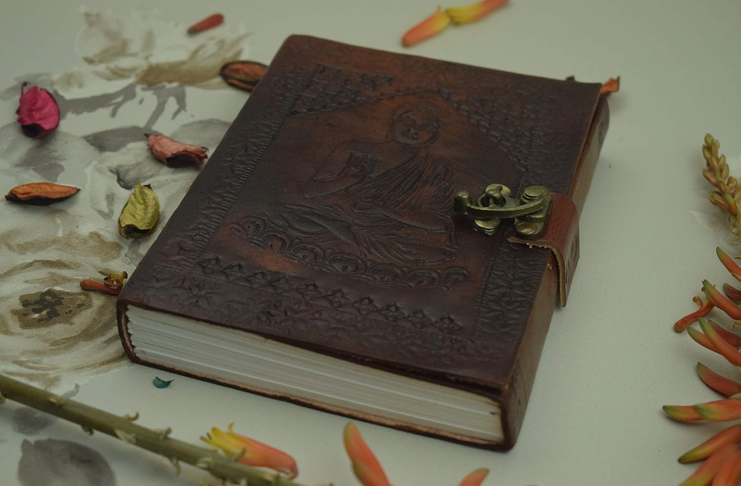 OVERDOSE Gautam Buddha Journal Notebook - Handcrafted Journal 5/7