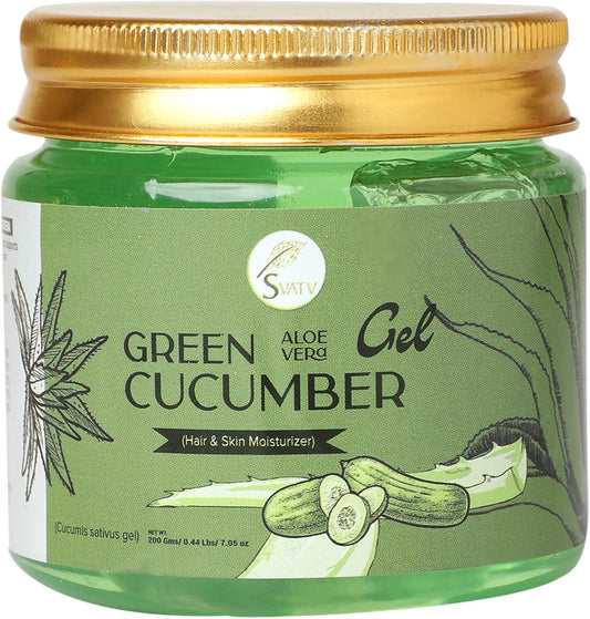 SVATV Cucumber Aloe Vera Gel For Skin 200gm