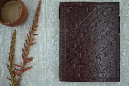 OVERDOSE Vintage Celtic Griffin Journal Dragon Diary with Dual C-Lock 6/8