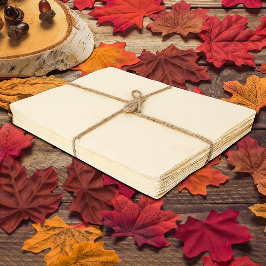 OVERDOSE Light Yellow Deckle Edge - 50Sheets 7/5