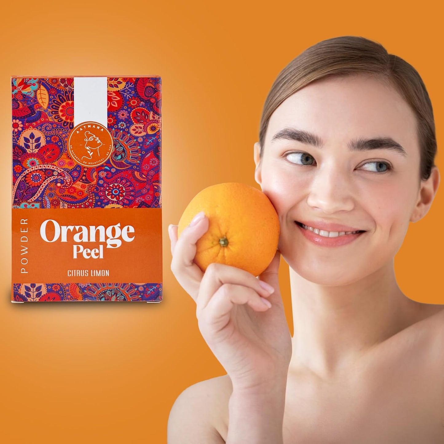 AATMANA Orange Peel Powder For Skin (100gm)