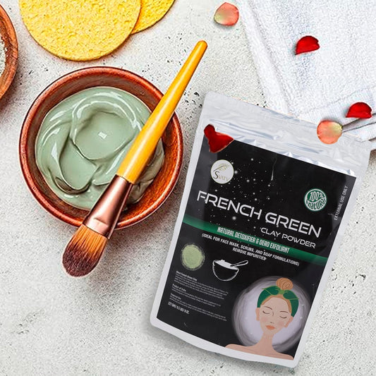 SVATV Herbal French Green Clay Powder For Skin 227gm (8_oZ)