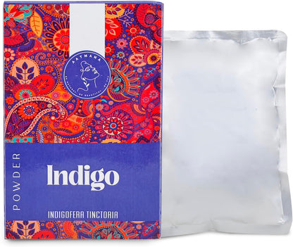 AATMANA Indigo Powder | Indigofera Tinctoria | For Black & Natural Hair | 100gm