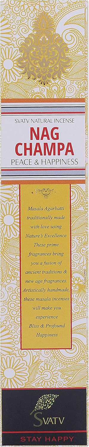 SVATV INCENSE STICK NAG CHAMPA 180GM (PACK OF 12)