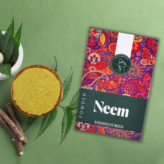 AATMANA Neem Powder | Neem Leaf Powder | For All Hair & Skin Types | 100gm