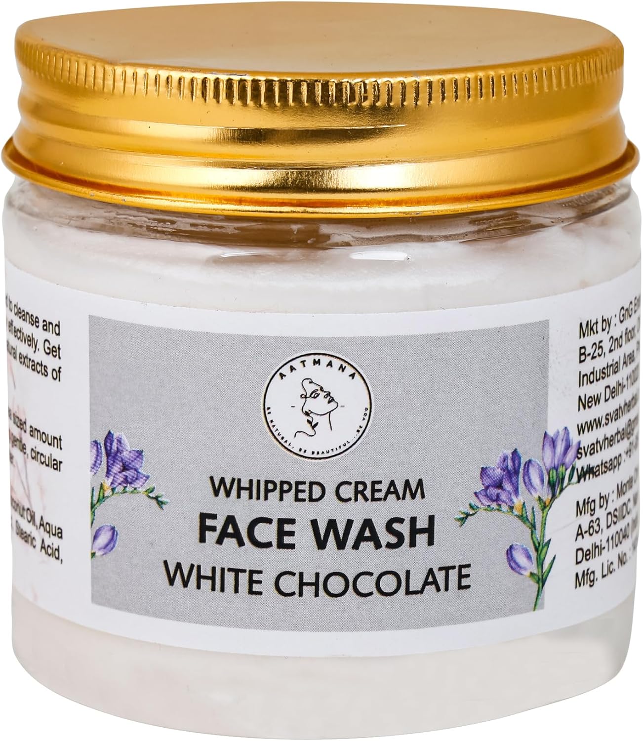 AATMANA Face Wash White Chocolate 100gm Skin Care