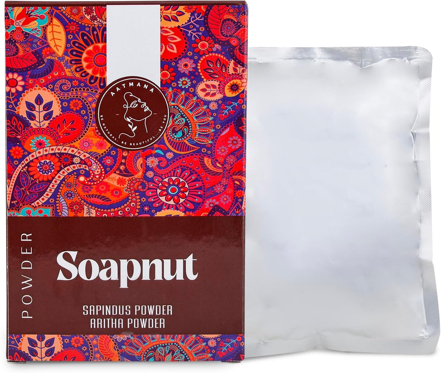 AATMANA Soapnut Powder | Reetha | Aritha Powder For Natural Hair Care | 100gm