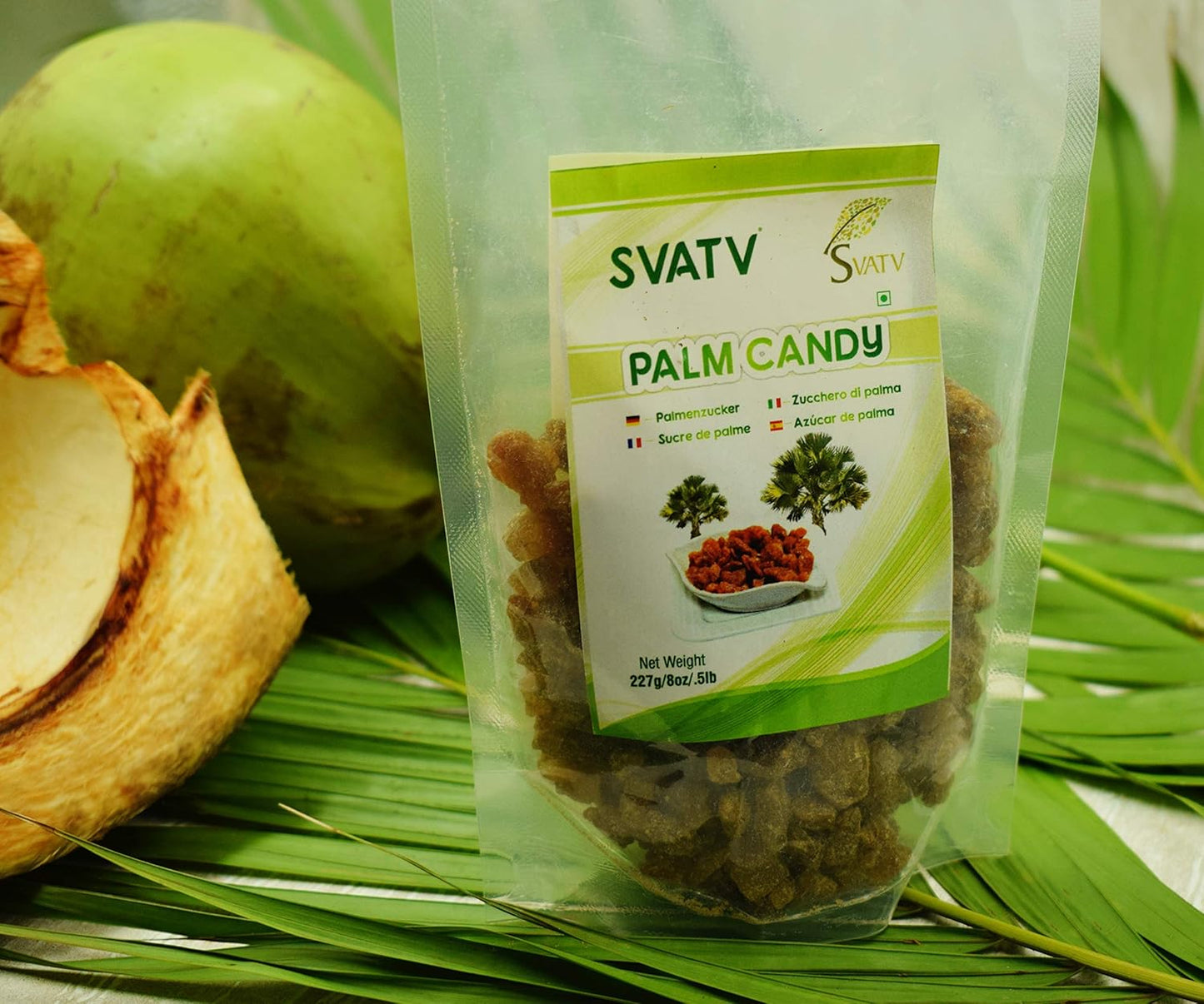 SVATV Palm Candy | Natural Sweetener Powder | 500gm (16_Oz)