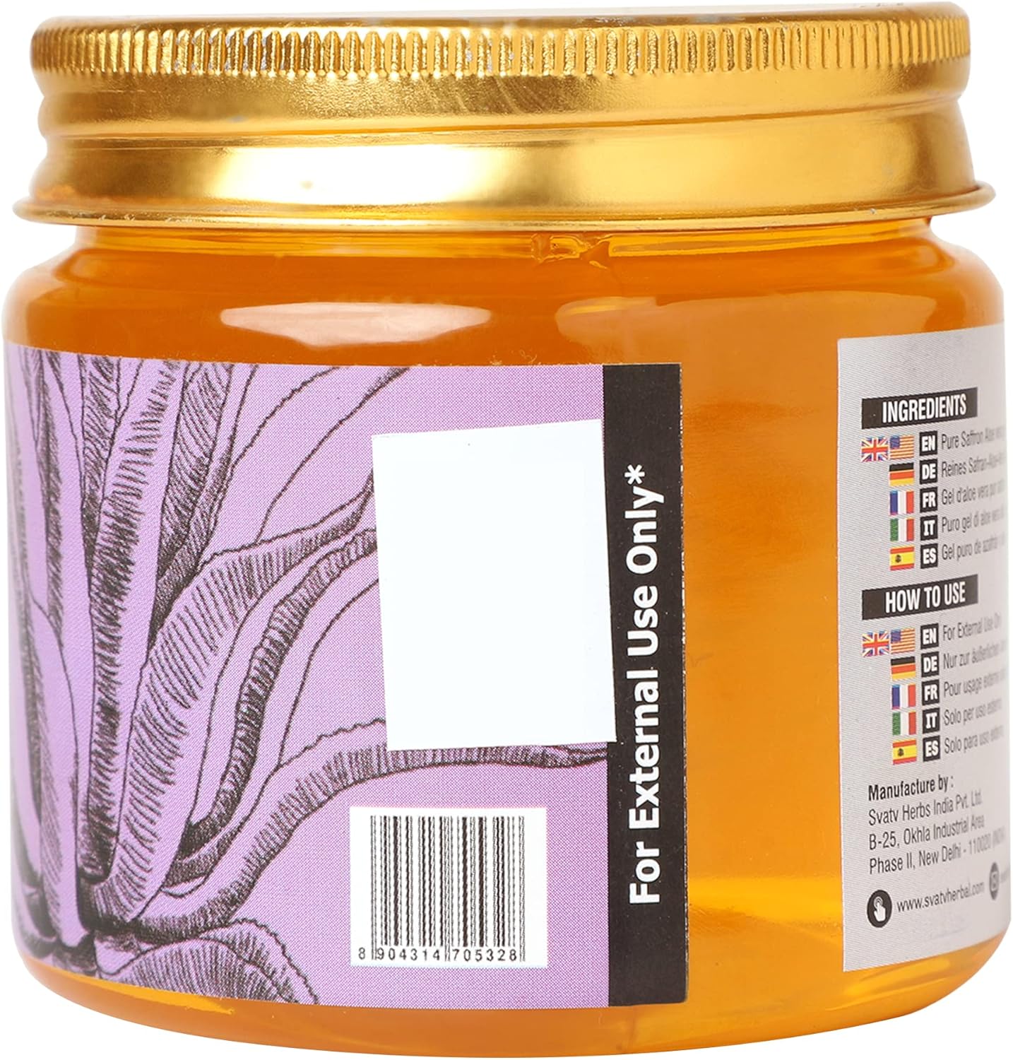 Saffron  Aloe Vera Gel - 200g