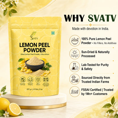 SVATV Lemon Peel Powder - 227g