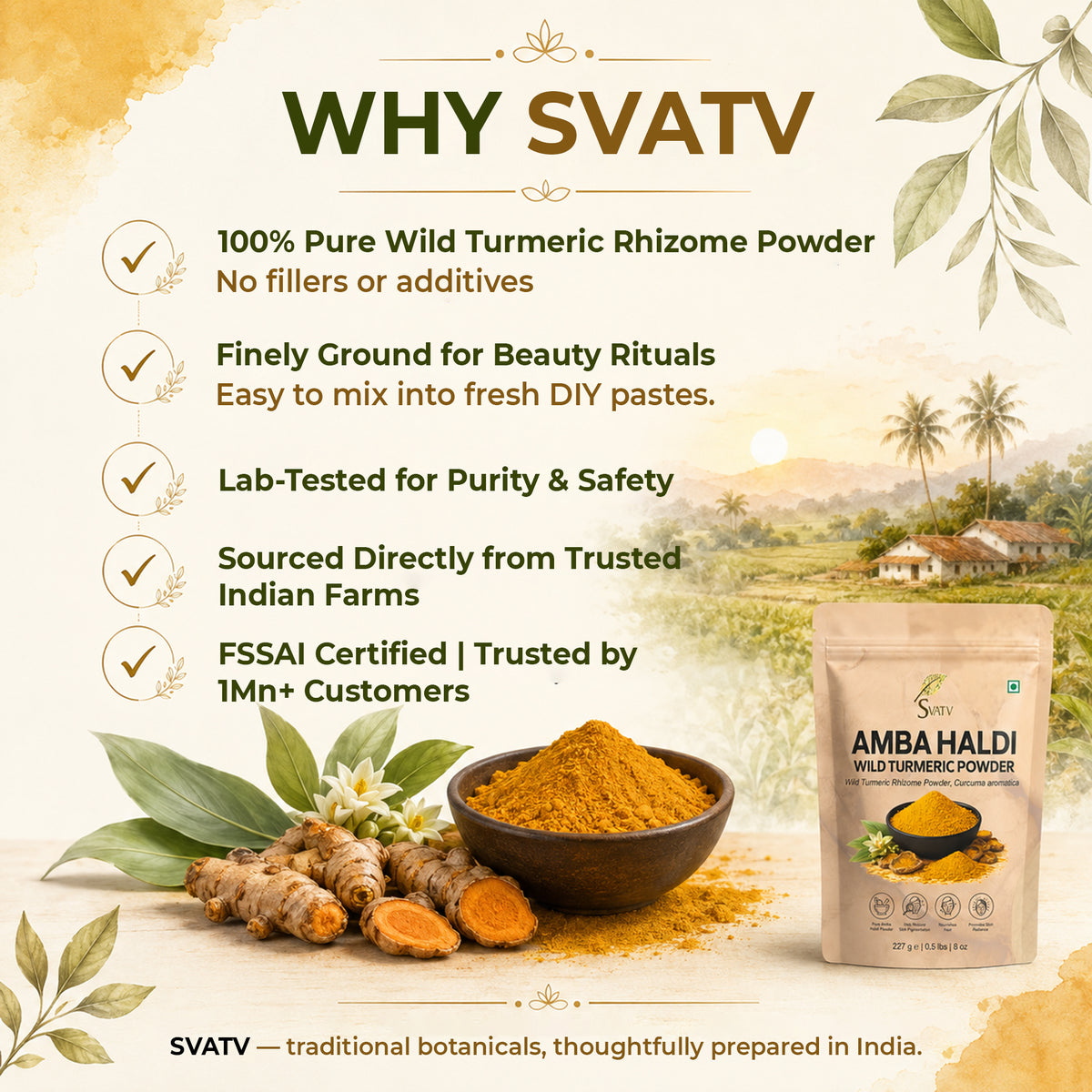 SVATV Amba Haldi Powder 227gm