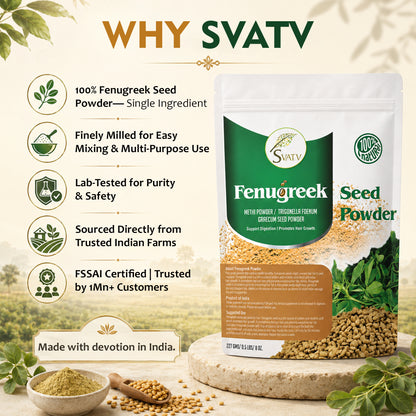 SVATV Fenugreek Powder 227gm (Methi)