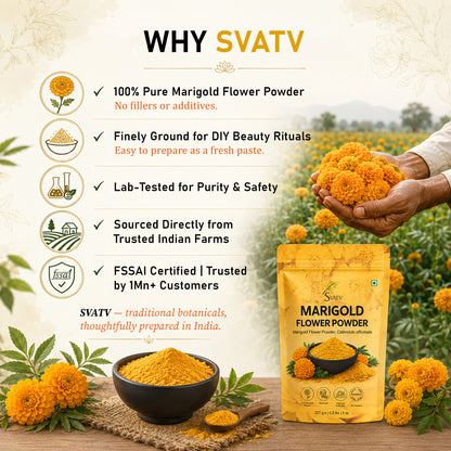 SVATV Marigold Powder - 227GM