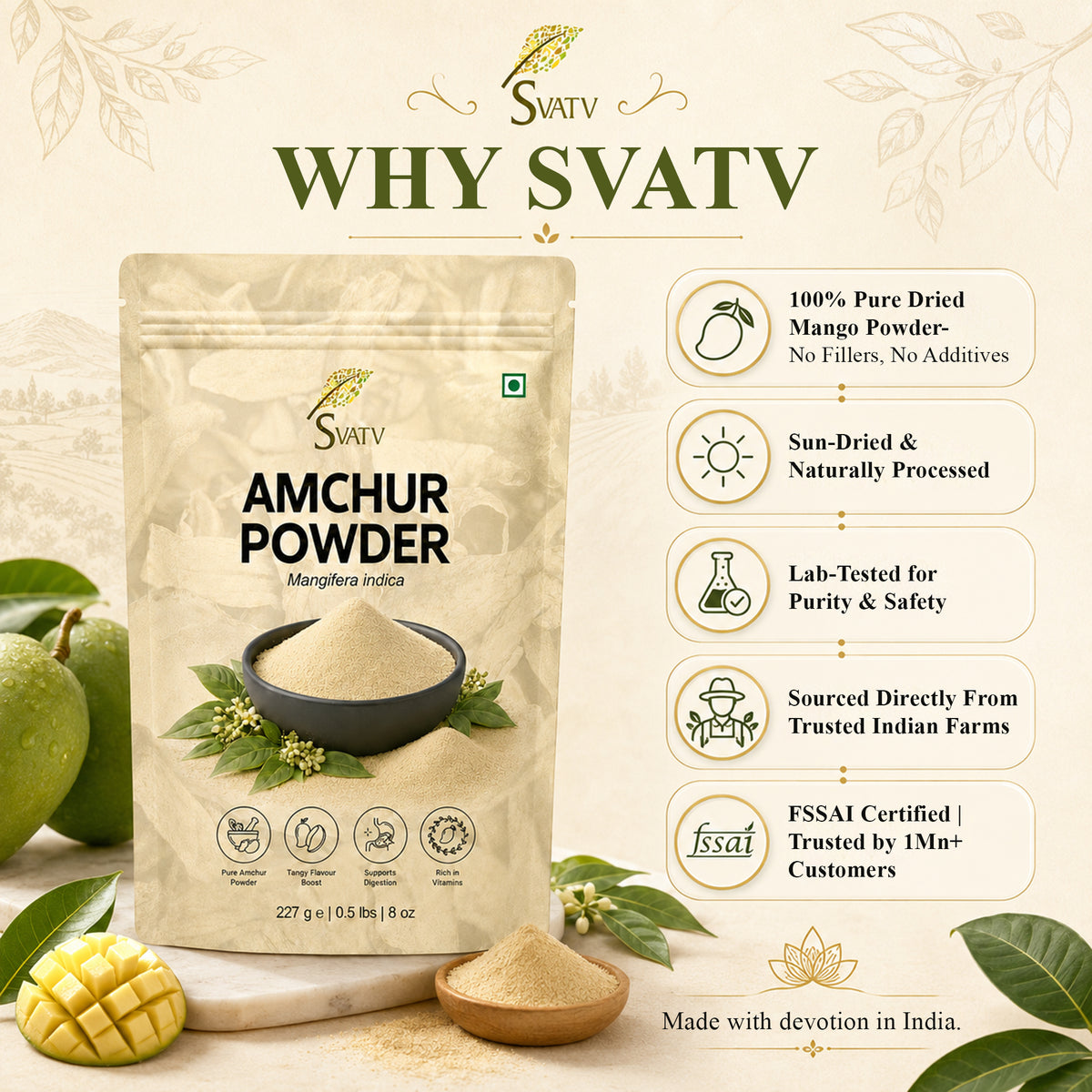 SVATV Amchur Powder 227gm