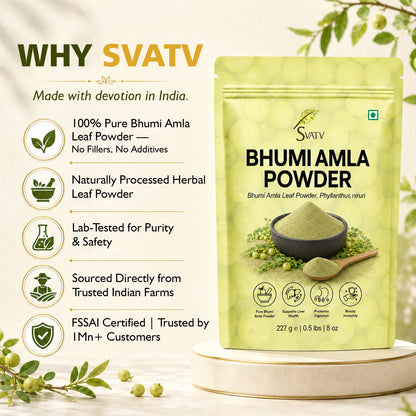 SVATV Bhumi Amla Powder - 227GM