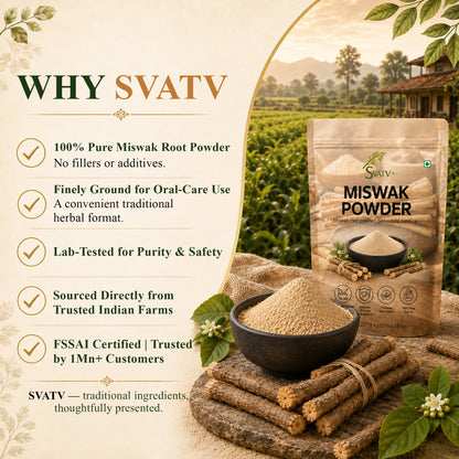SVATV Miswak Powder 227 Gram (8 Oz)