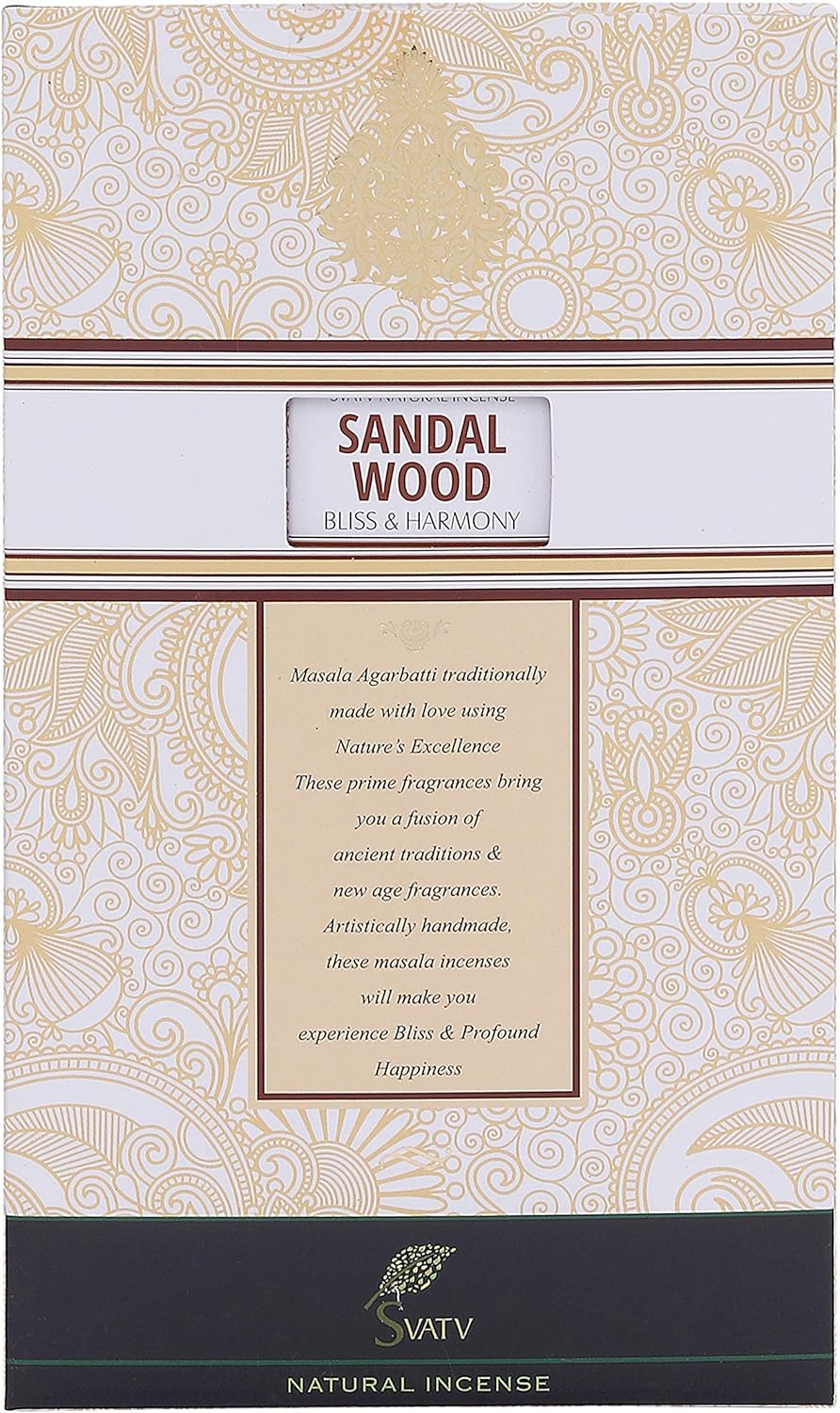 SVATV INCENSE STICK SANDALWOOD 15GM (PACK OF 6)