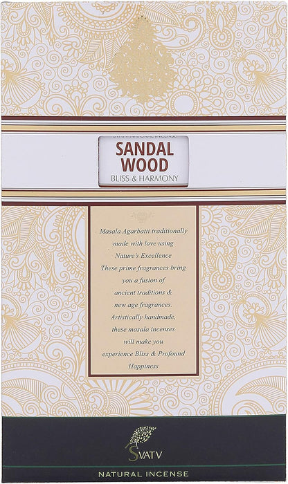 SVATV INCENSE STICK SANDALWOOD 15GM (PACK OF 6)
