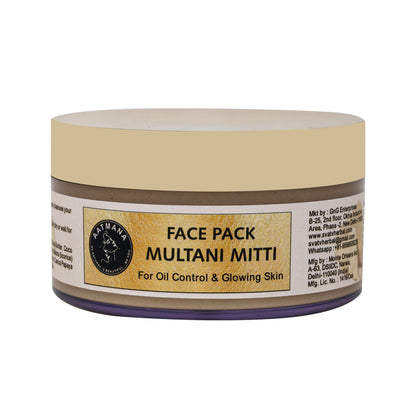 AATMANA Indian Healing Clay Face Pack 250gm For Skin Care