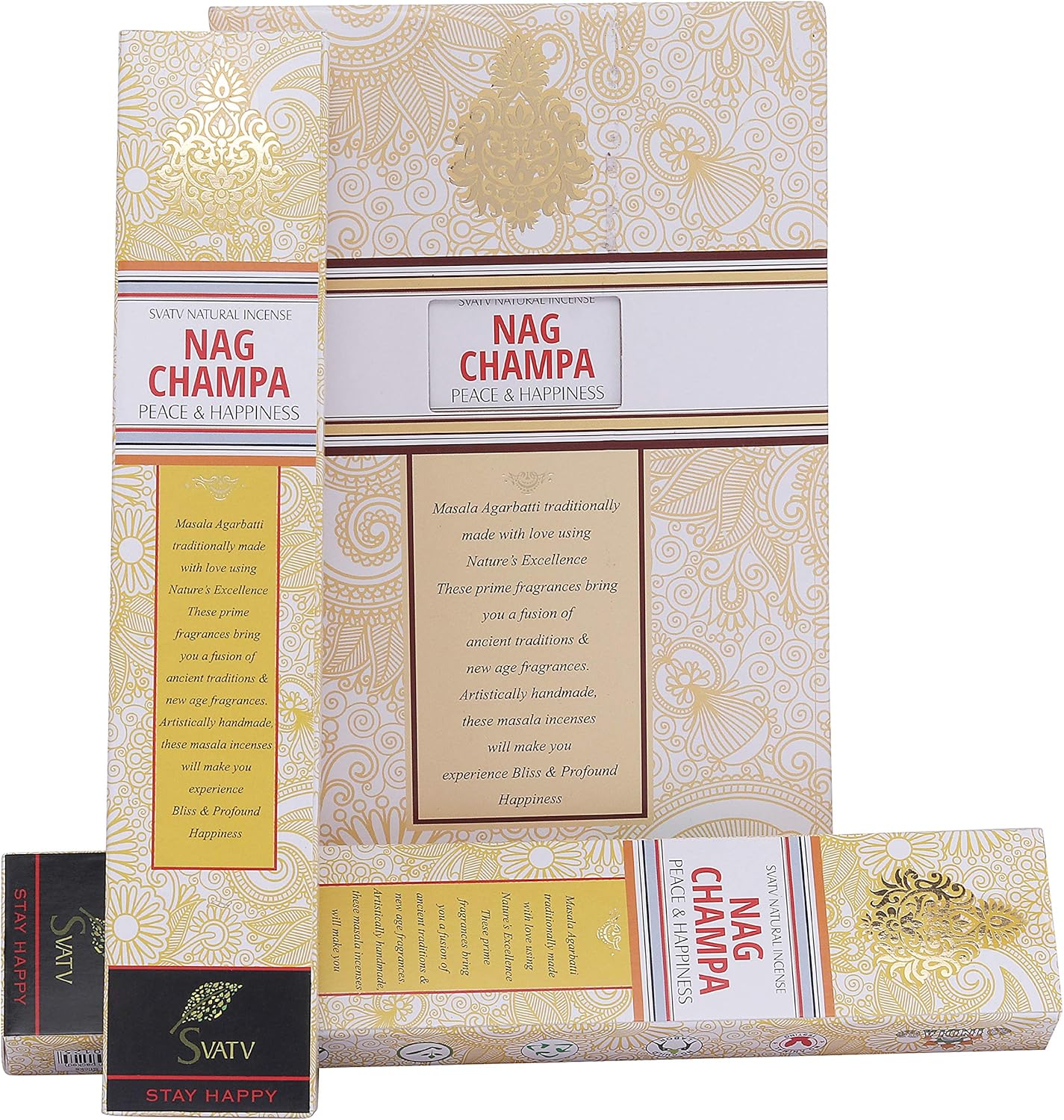 SVATV INCENSE STICK NAG CHAMPA 180GM (PACK OF 12)