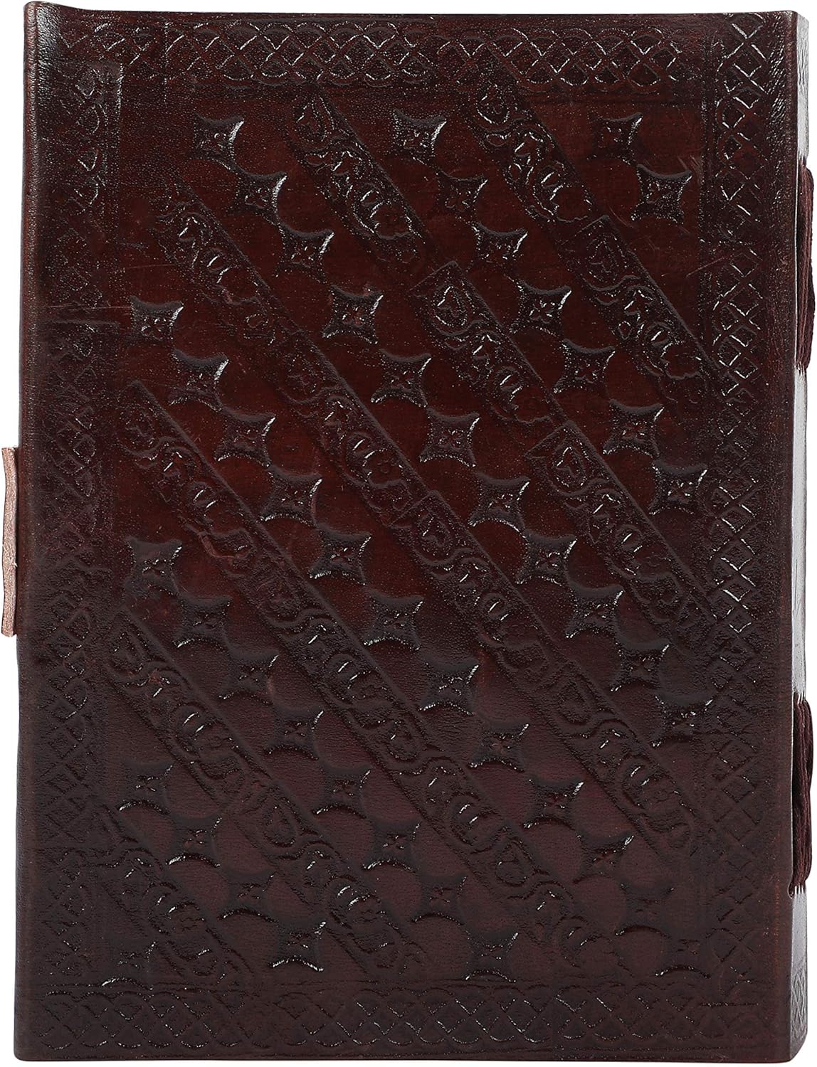 OVERDOSE Horse Leather Journal - Antique Handmade Unlined Paper 5/7