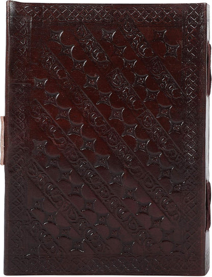 OVERDOSE Horse Leather Journal - Antique Handmade Unlined Paper 5/7