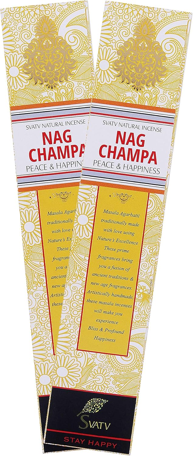 SVATV INCENSE STICK NAG CHAMPA 15GM (PACK OF 2)