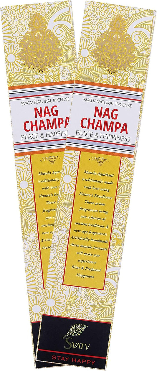 SVATV INCENSE STICK NAG CHAMPA 15GM (PACK OF 2)