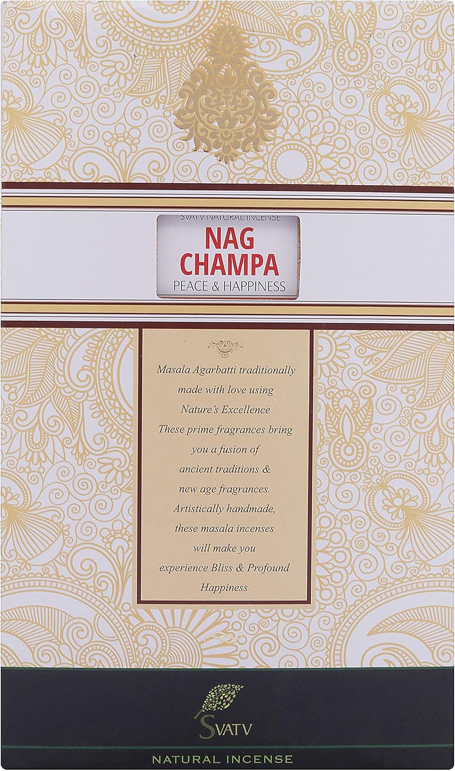 SVATV INCENSE STICK NAG CHAMPA 180GM (PACK OF 12)