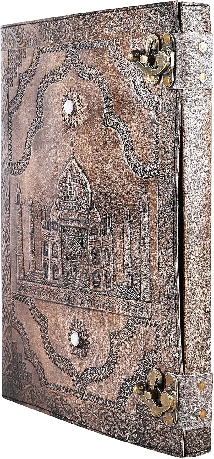 OVERDOSE Taj Mahal Vintage Leather Journal 10/13