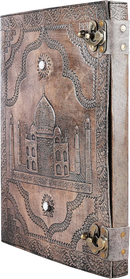OVERDOSE Taj Mahal Vintage Leather Journal 10/13