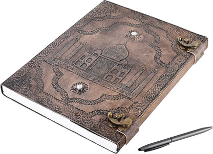 OVERDOSE Taj Mahal Vintage Leather Journal 10/13