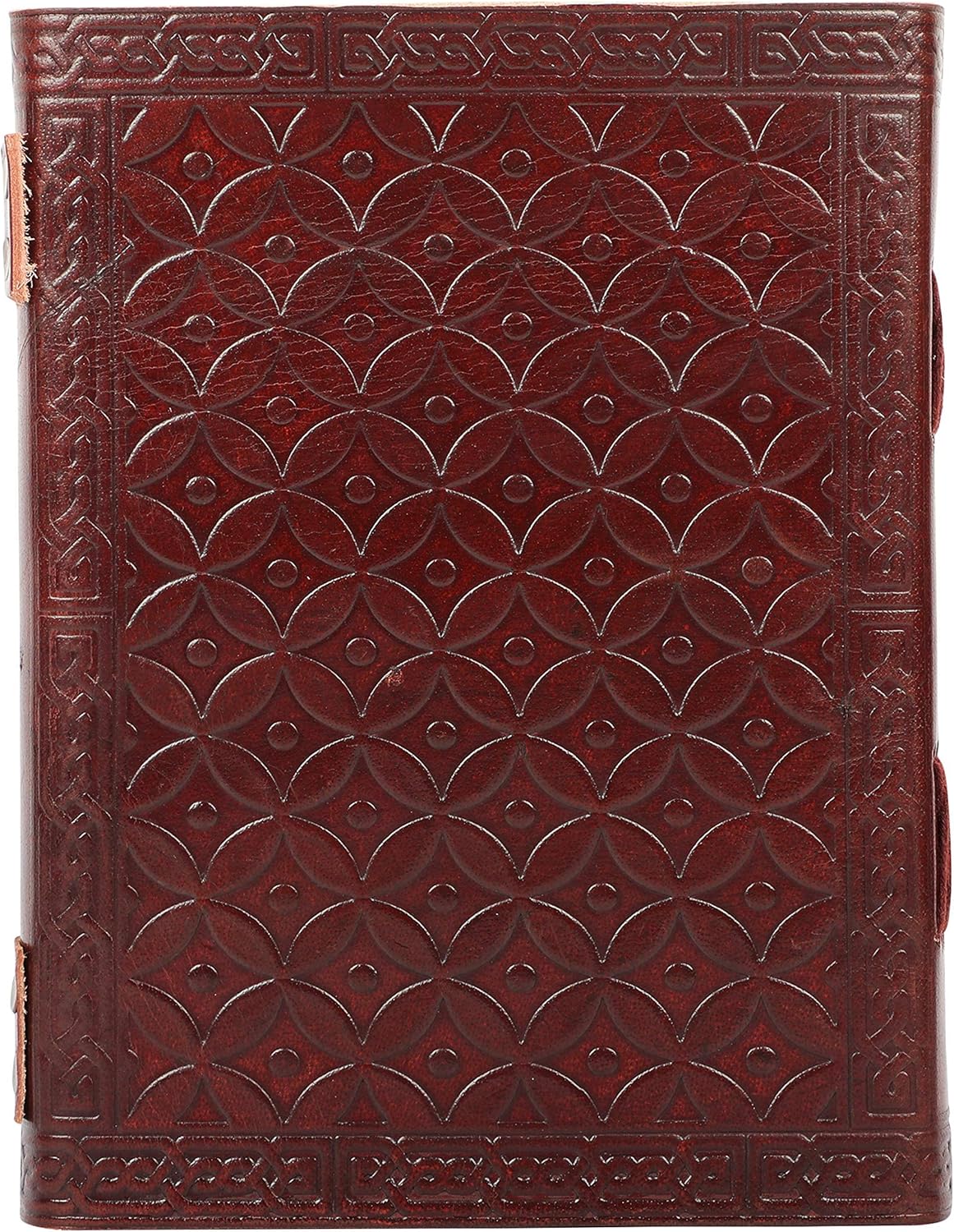 OVERDOSE Pankh with Stone/Feather with Stone Leather Journal 6/8