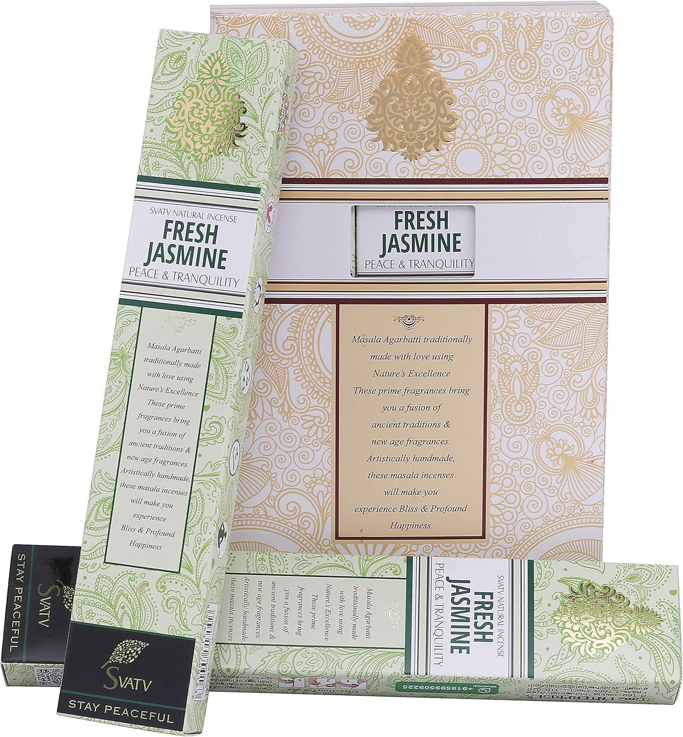 SVATV INCENSE STICK JASMINE 15GM (PACK OF 2)