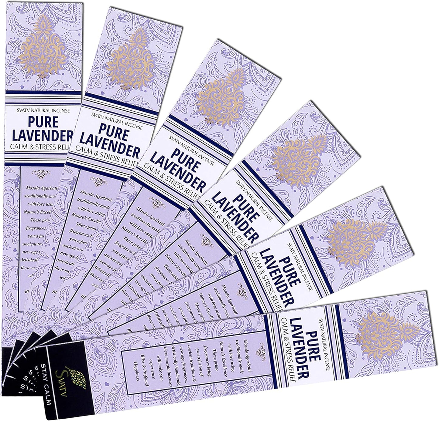 SVATV INCENSE STICK LAVENDER 15GM (PACK OF 6)