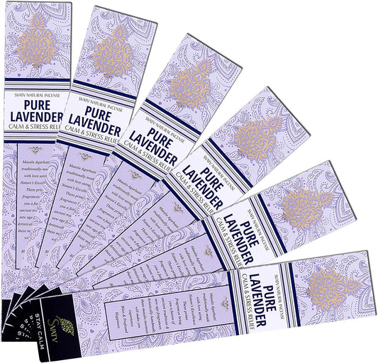 SVATV INCENSE STICK LAVENDER 15GM (PACK OF 6)