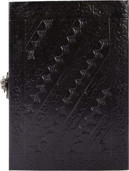 OVERDOSE Colosseum Black Leather Journal - Handmade Journal Leather 5/7