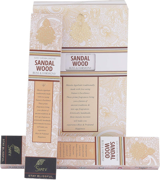 SVATV INCENSE STICK SANDALWOOD 15GM (PACK OF 2)