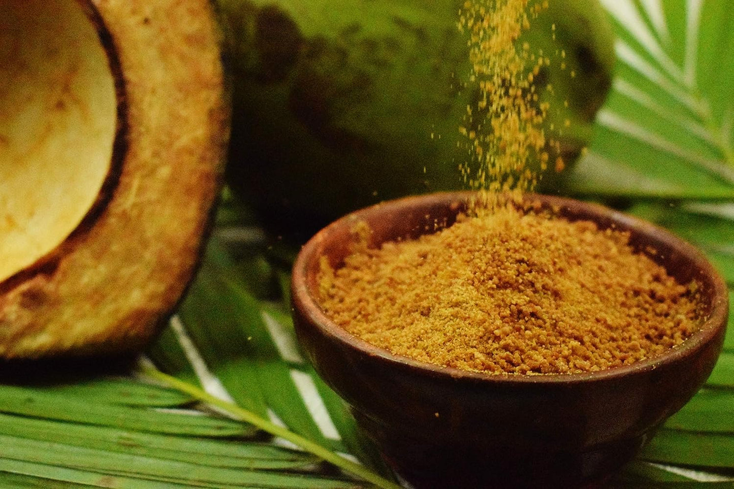 SVATV Brown Palm Sugar Powder | Natural Sweetener Powder | 227gm (8_oZ)