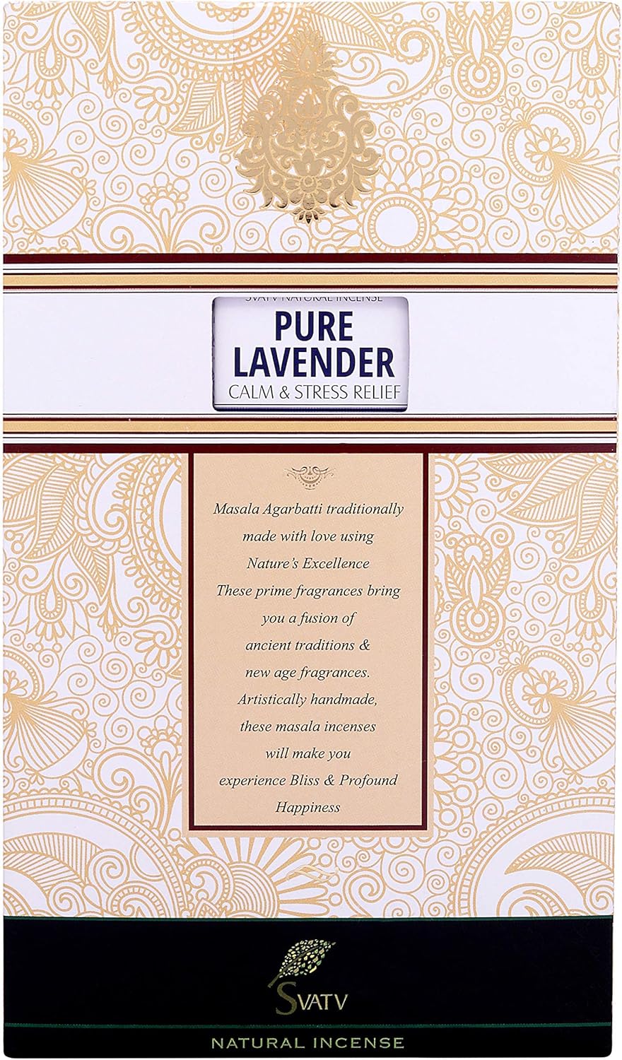 SVATV INCENSE STICK LAVENDER 15GM (PACK OF 12)