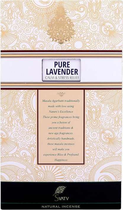 SVATV INCENSE STICK LAVENDER 15GM (PACK OF 12)