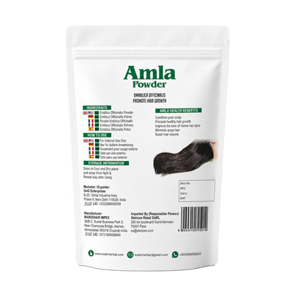 SVATV Amla Powder | Amalaki | Emblica Officinalis | For Hair 227gm (8_oZ)