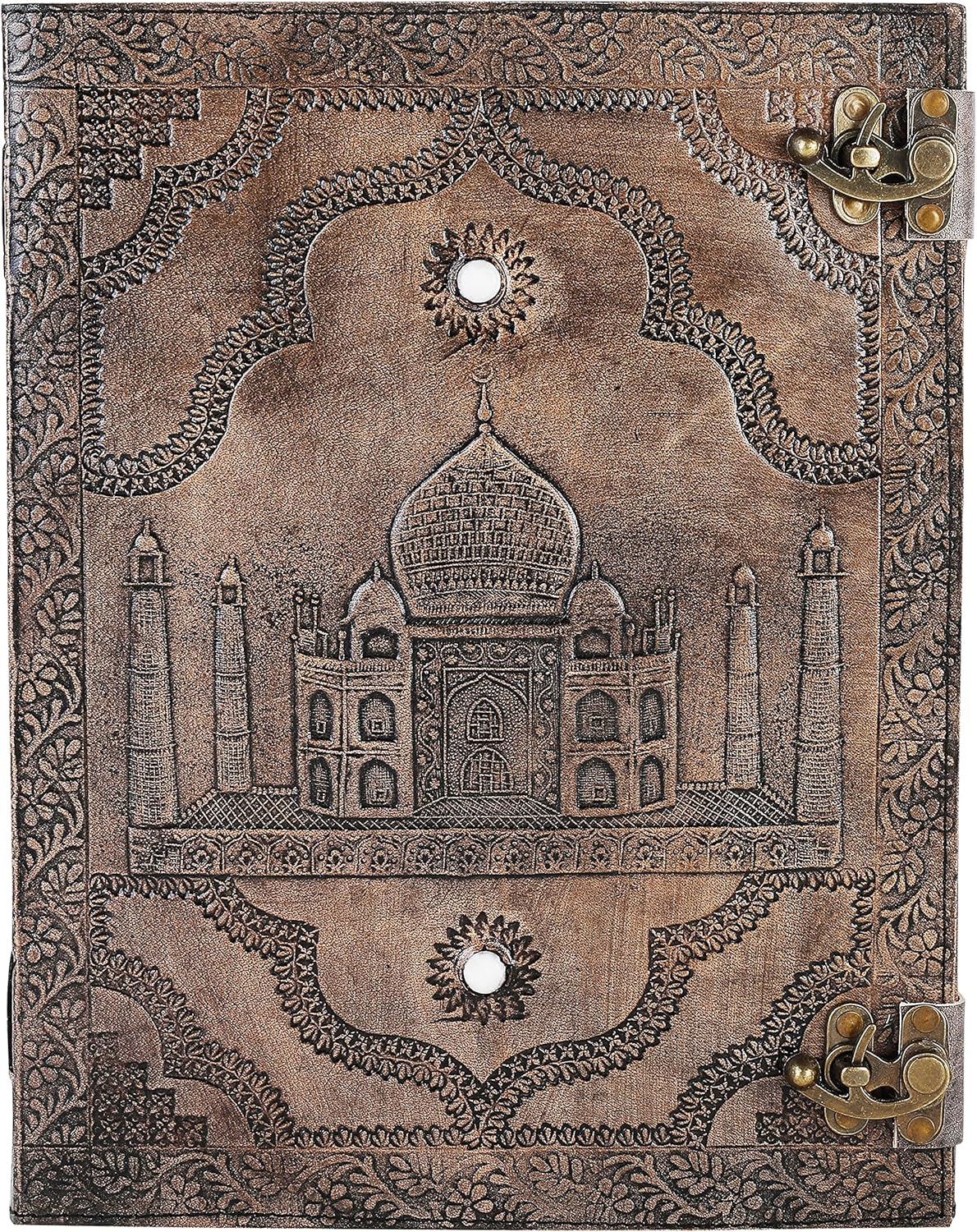 OVERDOSE Taj Mahal Vintage Leather Journal 10/13
