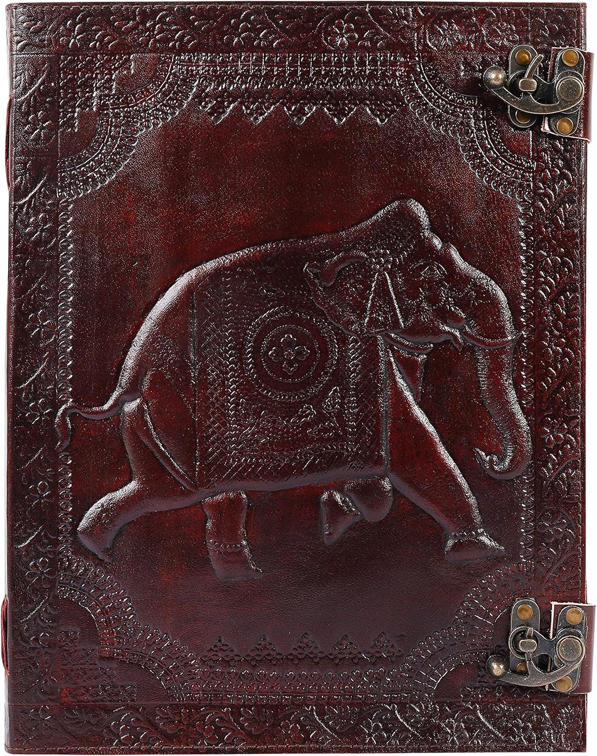 OVERDOSE Elephant Vintage Leather Journal 10/13
