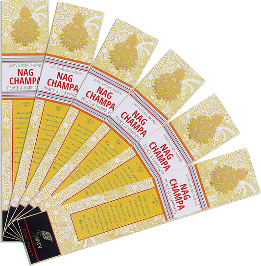 SVATV INCENSE STICK NAG CHAMPA 15GM (PACK OF 6)